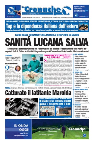 Cronache del 7 maggio 2026
