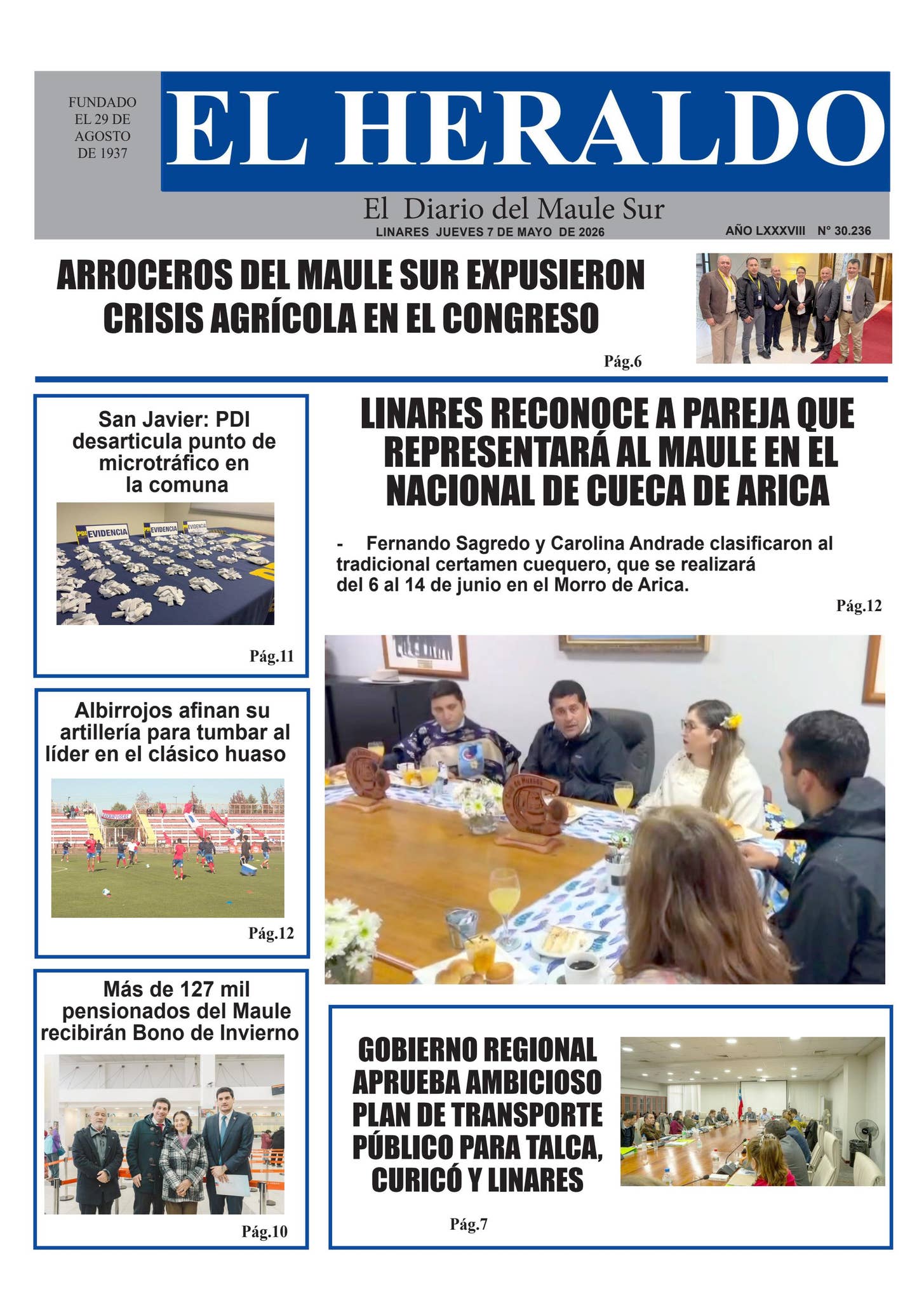 Jueves 07 de mayo 2026
