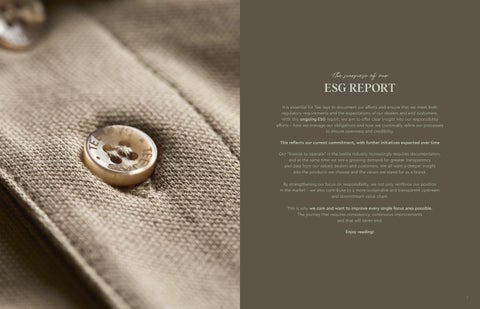 TEE JAYS ESG REPORT 2025 第 5 页
