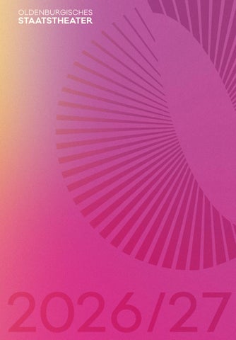 Spielzeitheft 2026/27 | Oldenburgisches Staatstheater