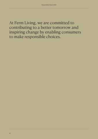 Ferm Living Responsibility Report 2025 第 12 页