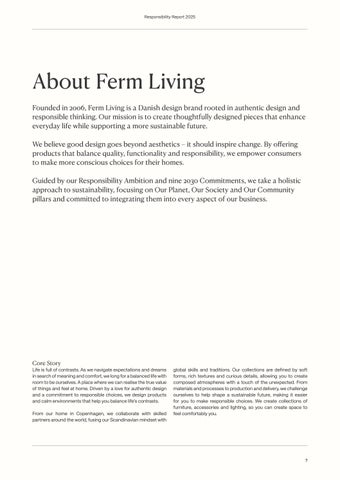 Ferm Living Responsibility Report 2025 第 7 页