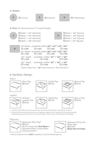 定制 Ottoman 家具产品集 第 4 页
