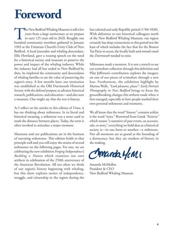 New Bedford Whaling Museum VISTAS 冬季 春季 2026 第 7 页