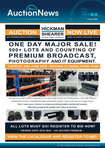 Auction News 8th May 2026
