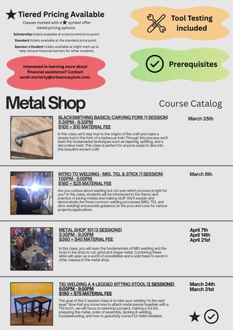 Course Catalog: March-April 2026