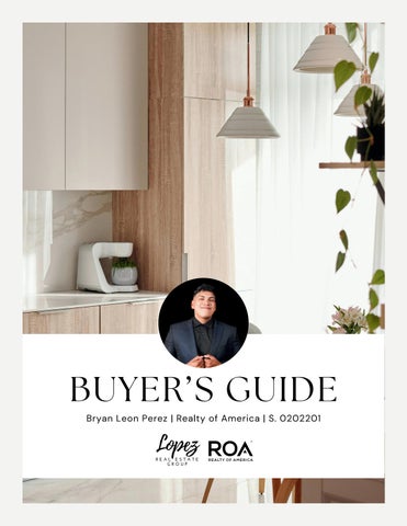 Buyer's Guide - Bryan Leon Perez