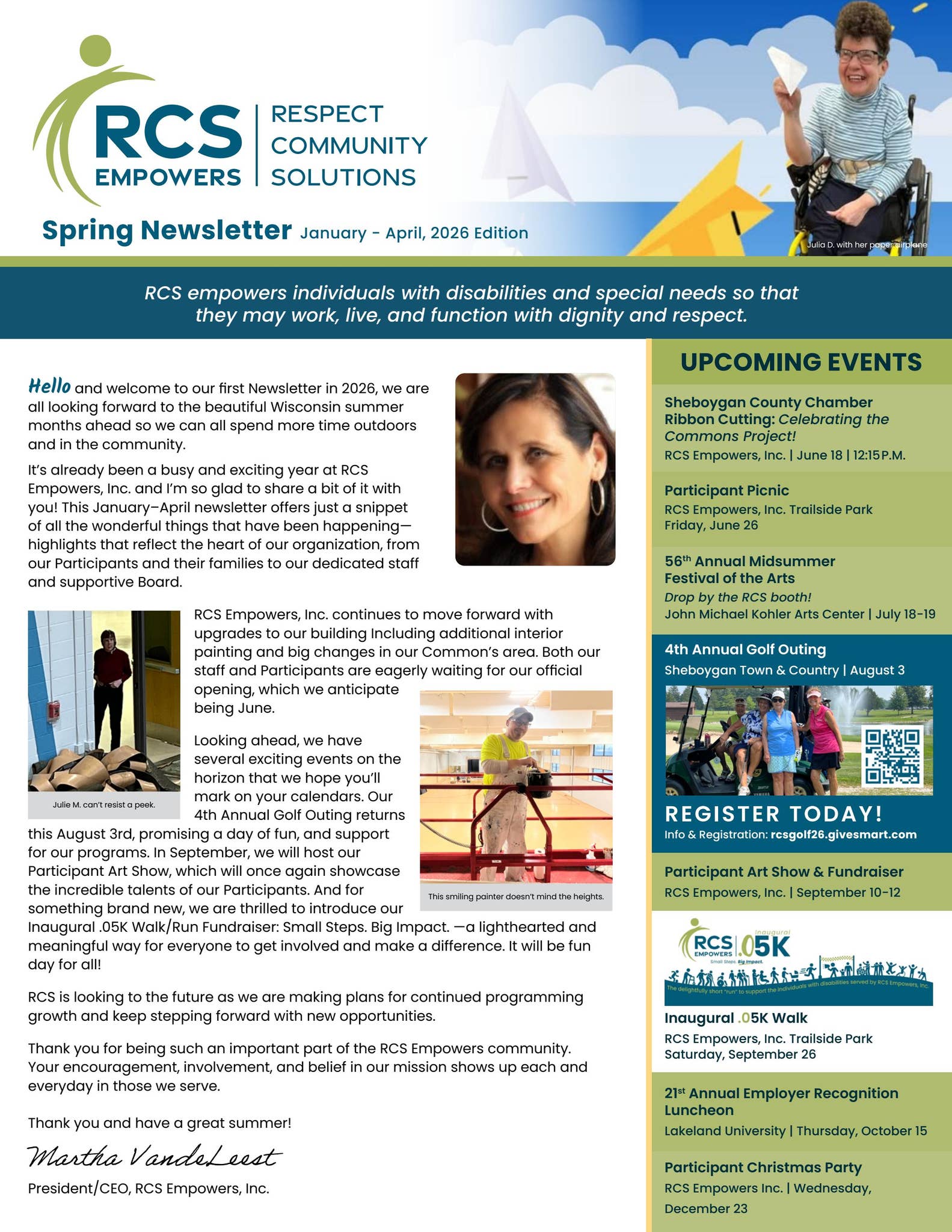 Newsletter Rspc RCS_Newsletter_Spring2026_Digital by RCS Empowers, Inc. - Issuu
