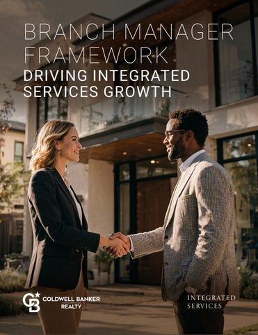 Coldwell Banker Realty Branch Manager Framework Integrated Services