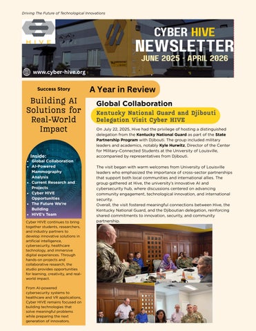HIVE's NEWSLETTER 2026