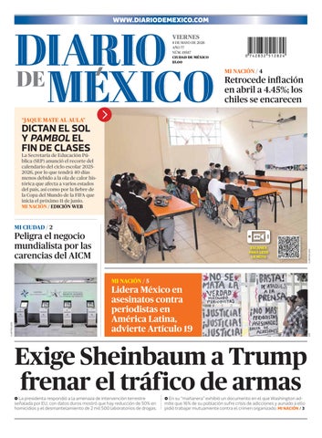 Viernes, 8 de mayo de 2026