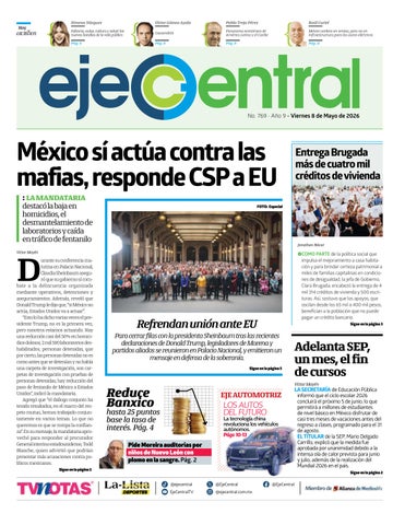 EjeCentral Diario | 8 de mayo de 2026