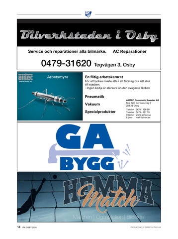 magasin 2026 家具目录 · IFK Osby 第 14 页