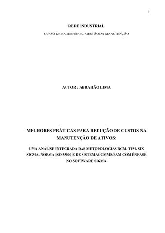 As melhores praticas reducao custos manutencao