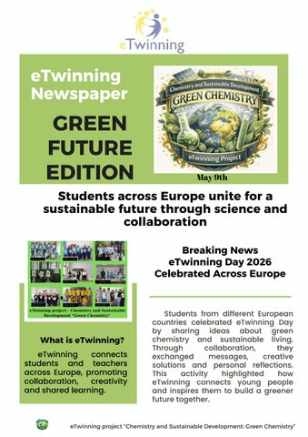 eTwinning Newspaper – Green Future Edition