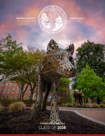 NC State University Spring 2026 Commencement Program