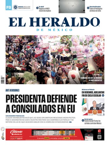 Edición impresa. Sábado 9 de mayo de 2026