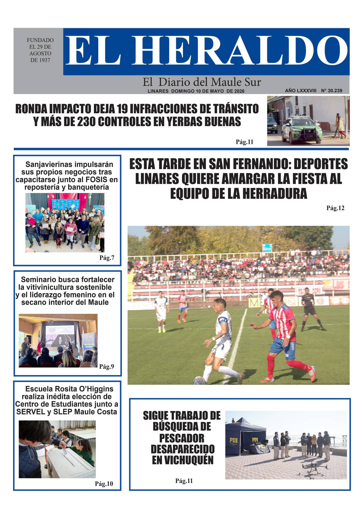 Domingo 10 de mayo 2026