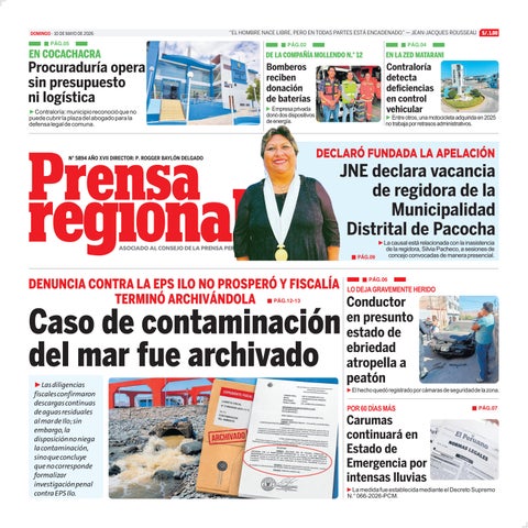 La Prensa Regional – Domingo 10 de mayo de 2026