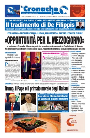 Cronache del 11 maggio 2026