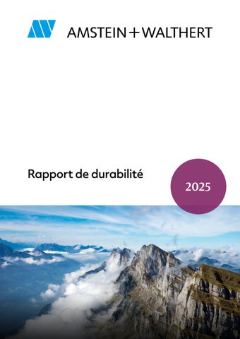 Rapport de durabilité 2025