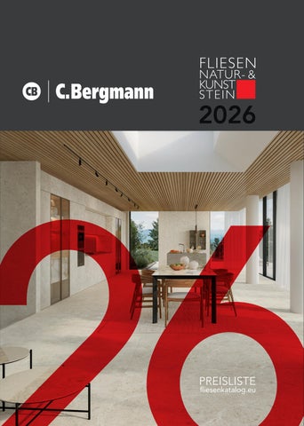 C. Bergmann Fliesen Preisliste 2026