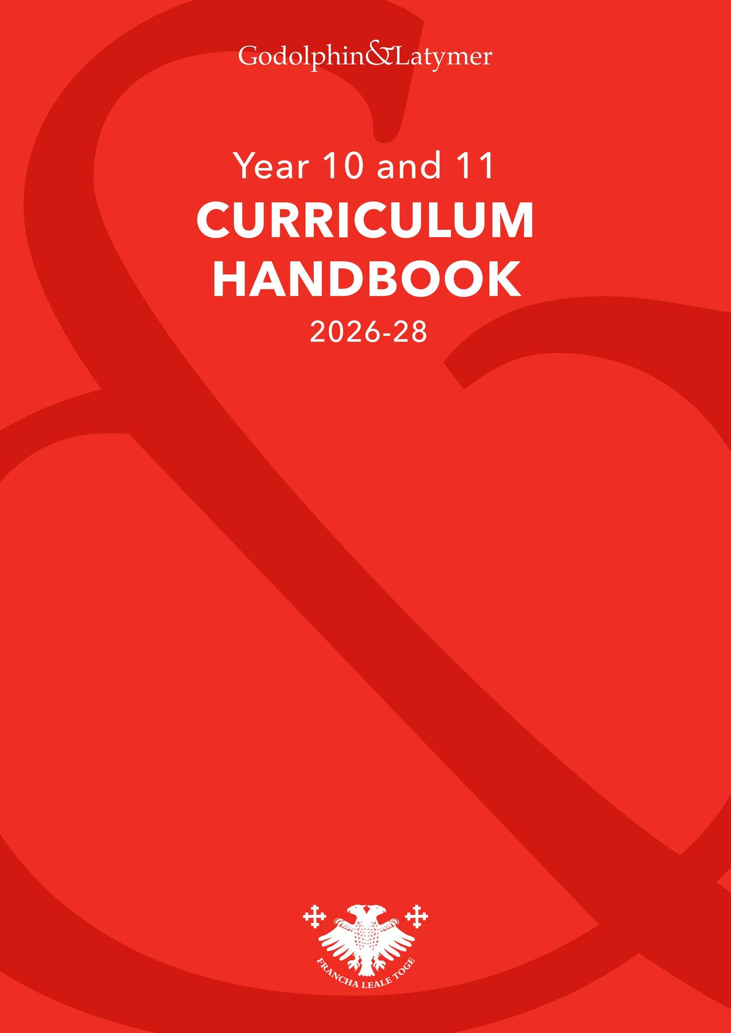 Year 10 and 11 Curriculum Handbook 2026-28 by godolphinandlatymer - Issuu