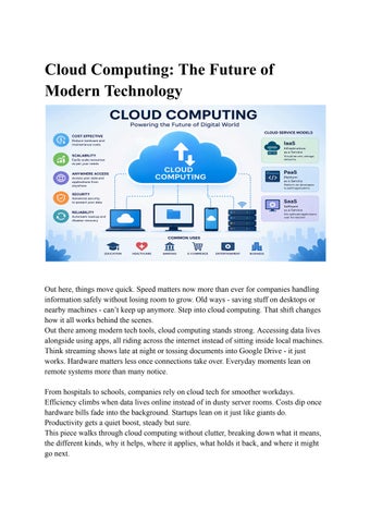 Cloud Computing: The Future of Modern Technology
