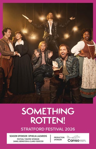 2026 Stratford Festival House Programs | Something Rotten!