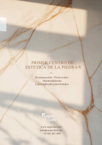 2026 Dossier Tratamiento Hoteles Soprobel 第 12 页