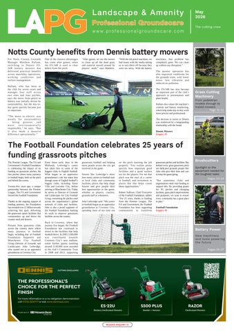 Landscape & Amenity Professional Groundscare May 2026