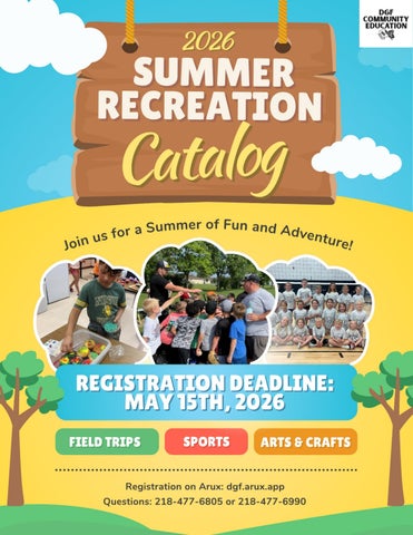Summer Rec 2026 Issuu by DGF Community Education - Issuu
