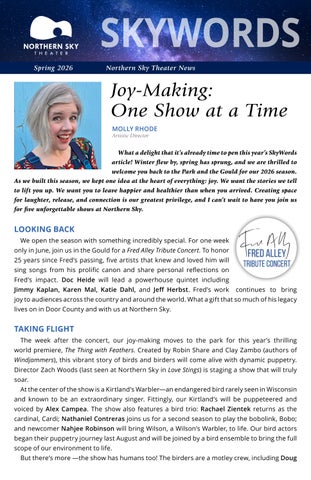SkyWords 2026: Spring Newsletter