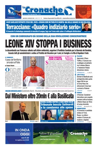 Cronache del 12 maggio 2026