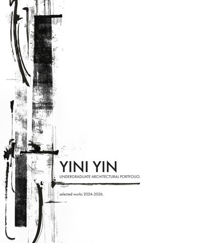Yini Yin | Architectural Portfolio
