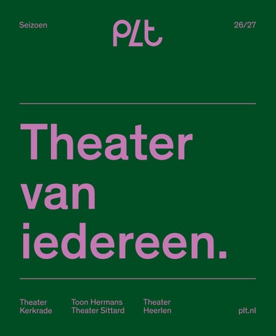 Dé seizoensbrochure 2026-2027