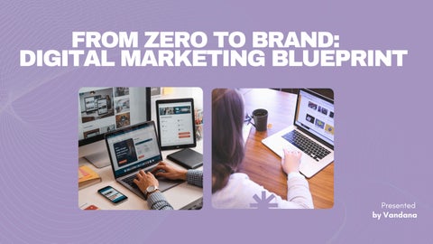 from zero to brand,digital marketing  blueprint