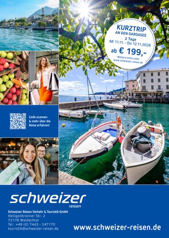 Tagesfahrten 2026 | Schweizer Reisen 第 12 页