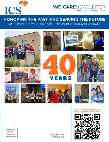 2026 Spring/Summer We Care Newsletter