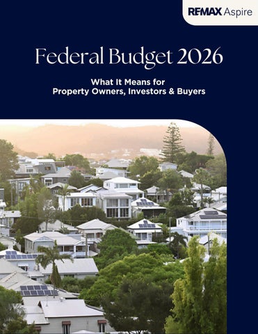 Federal Budget 2026 Property Guide