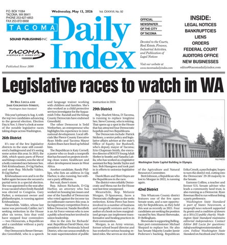 Tacoma Daily Index, May 13, 2026