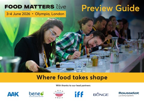 Food Matters Live London 2026 Preview Guide