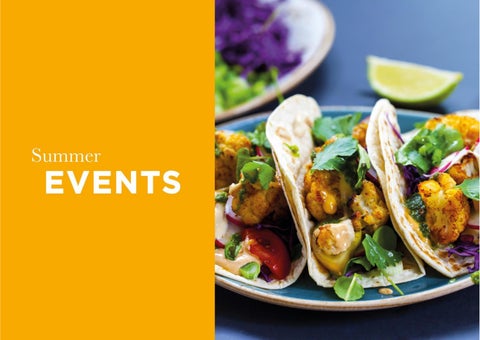 The Goldsmiths Centre Summer BBQ Menu 2026