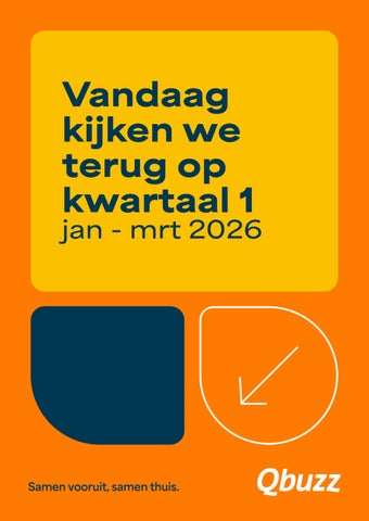 Kwartaalupdate Q1 2026