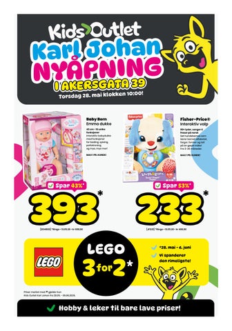 Kids Outlet - nyåpning Karl Johan