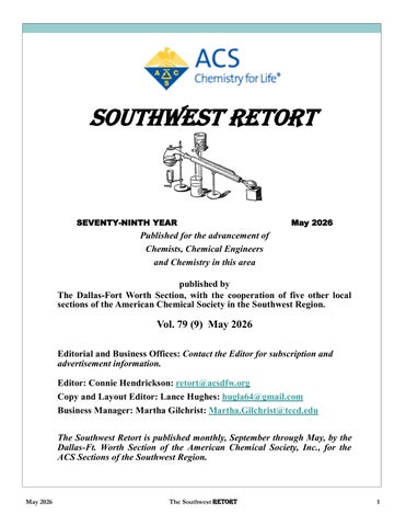 May 2026 Southwest Retort