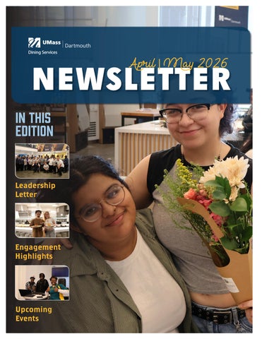 UMassD Dining AprilMay 2026 Newsletter