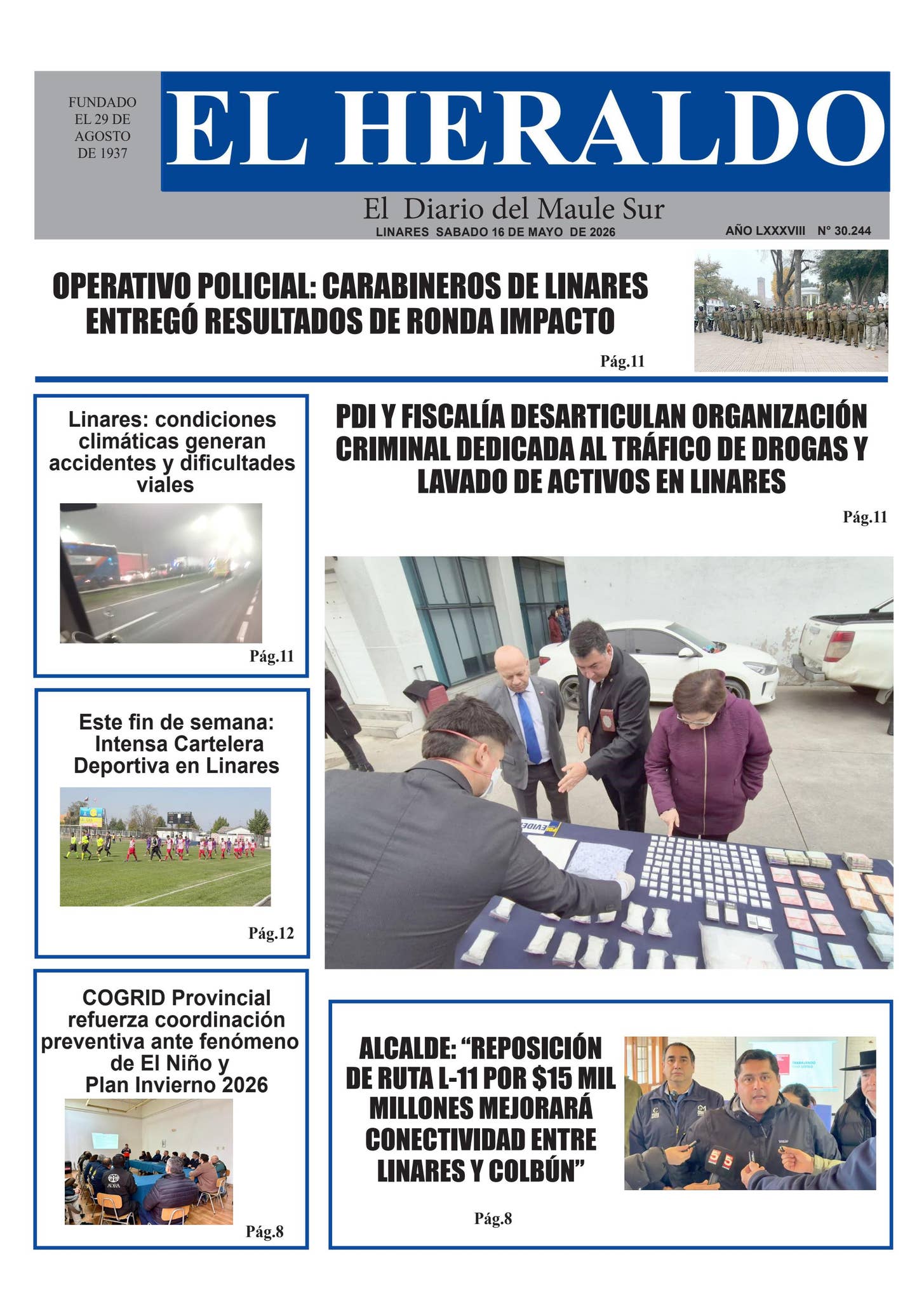 Sabado 16 de mayo 2026