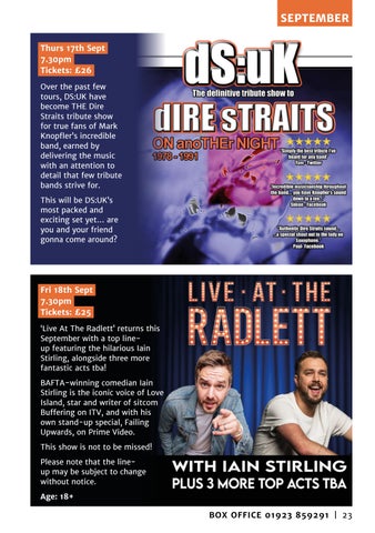The Radlett Centre Season 灯饰手册 - June - September 2026 第 23 页