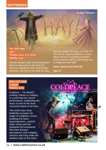 The Radlett Centre Season 灯饰手册 - June - September 2026 第 24 页